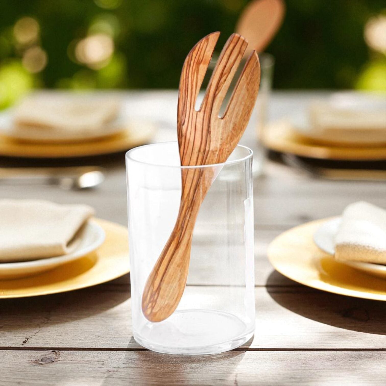 Cooking Fork Handmade from Olive Wood - Tunsouk | Premium Olive Oil 🫒 & Olivewood