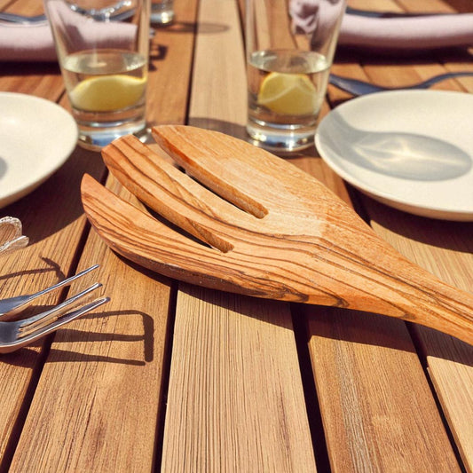 Cooking Fork Handmade from Olive Wood - Tunsouk | Premium Olive Oil 🫒 & Olivewood