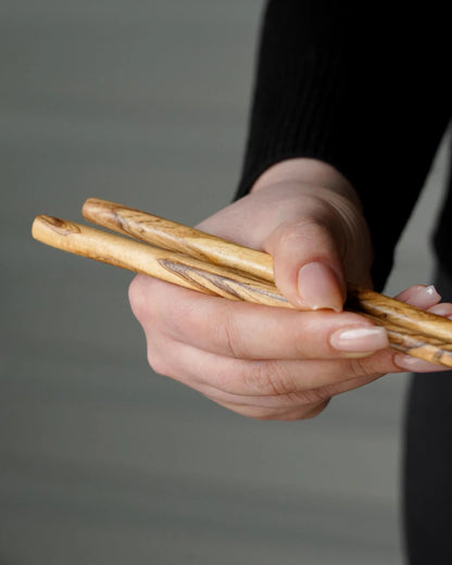 Handcrafted Olive Wood Chopsticks Set - Tunsouk | Premium Olive Oil 🫒 & Olivewood