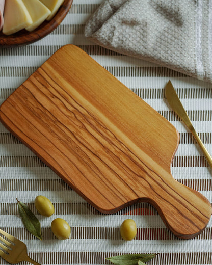 Handcrafted Olive Wood Cutting Board - Tunsouk | Premium Olive Oil 🫒 & Olivewood