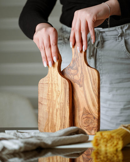 Handcrafted Olive Wood Cutting Board - Tunsouk | Premium Olive Oil 🫒 & Olivewood