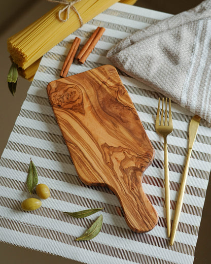 Handcrafted Olive Wood Cutting Board - Tunsouk | Premium Olive Oil 🫒 & Olivewood