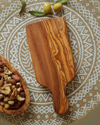 Handcrafted Olive Wood Cutting Board - Tunsouk | Premium Olive Oil 🫒 & Olivewood