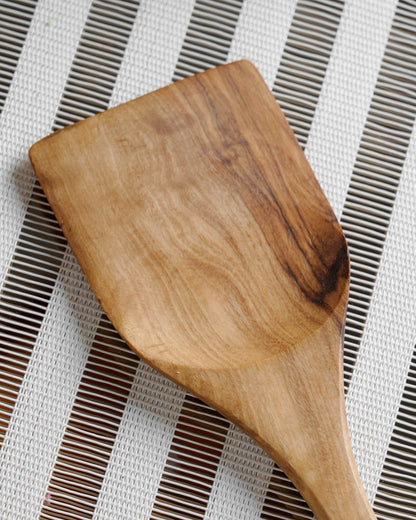 Handcrafted Olive Wood Spatula - Tunsouk | Premium Olive Oil 🫒 & Olivewood