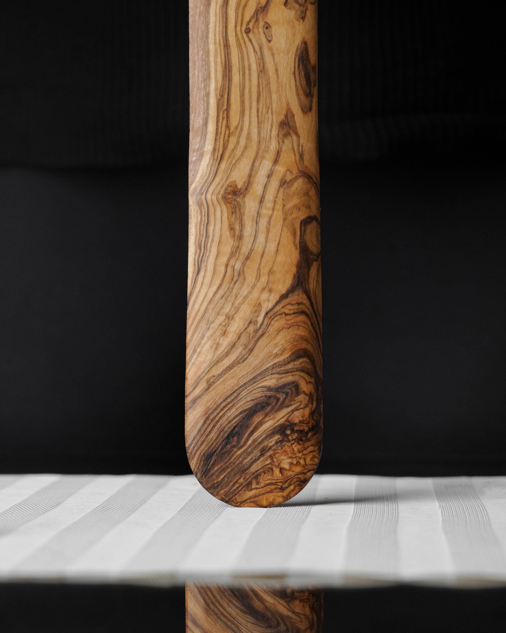 Handcrafted Olive Wood Spurtle - Tunsouk | Premium Olive Oil 🫒 & Olivewood