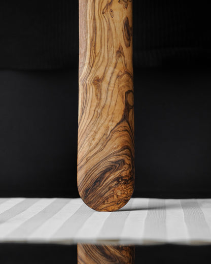 Handcrafted Olive Wood Spurtle - Tunsouk | Premium Olive Oil 🫒 & Olivewood