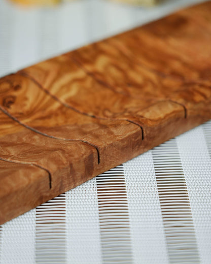 Handmade Olive Wood Bread Slicing Board - Tunsouk | Premium Olive Oil 🫒 & Olivewood