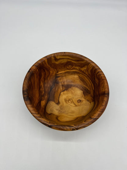 Handmade Olive Wood serving bowl for Fruit or Salad - Tunsouk | Premium Olive Oil 🫒 & Olivewood