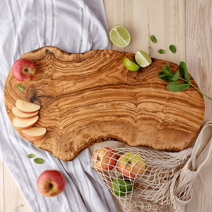 Handmade Rustic Olive Wood Coasters - Tunsouk | Premium Olive Oil 🫒 & Olivewood