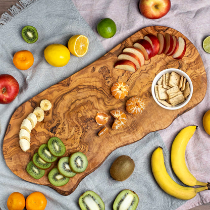 Handmade Rustic Olive Wood Coasters - Tunsouk | Premium Olive Oil 🫒 & Olivewood