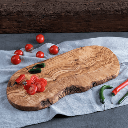 Handmade Rustic Olive Wood Coasters - Tunsouk | Premium Olive Oil 🫒 & Olivewood