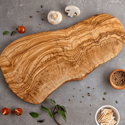 Handmade Rustic Olive Wood Coasters - Tunsouk | Premium Olive Oil 🫒 & Olivewood