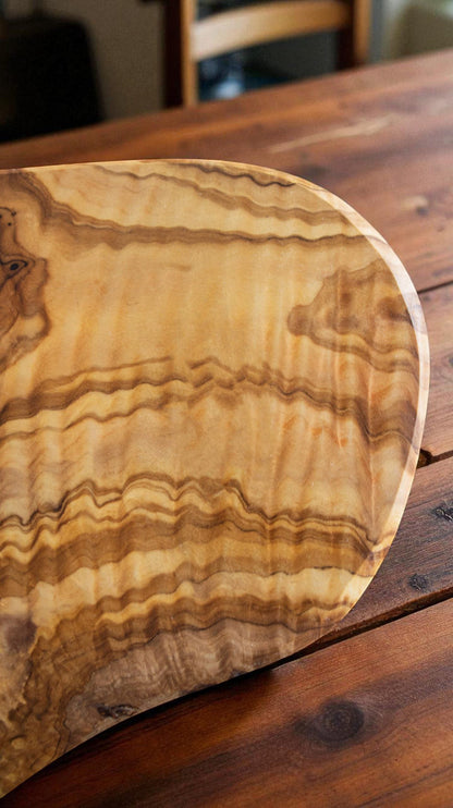 Handmade Rustic Olive Wood Coasters - Tunsouk | Premium Olive Oil 🫒 & Olivewood