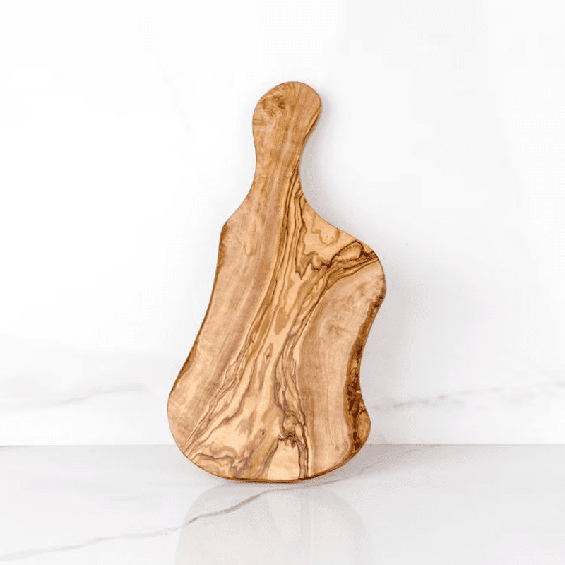 Irregular Shaped Cutting Board with Handle – Perfect for Culinary Creativity - Tunsouk | Premium Olive Oil 🫒 & Olivewood
