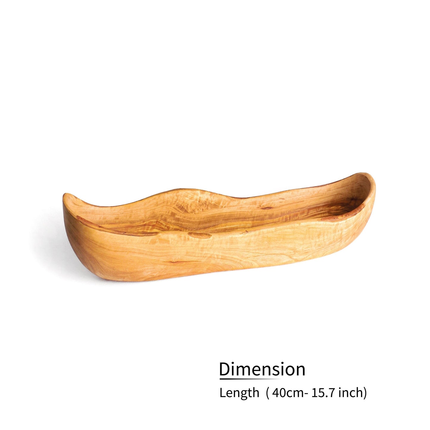 Olive Boat Serving Tray - Tunsouk | Premium Olive Oil 🫒 & Olivewood