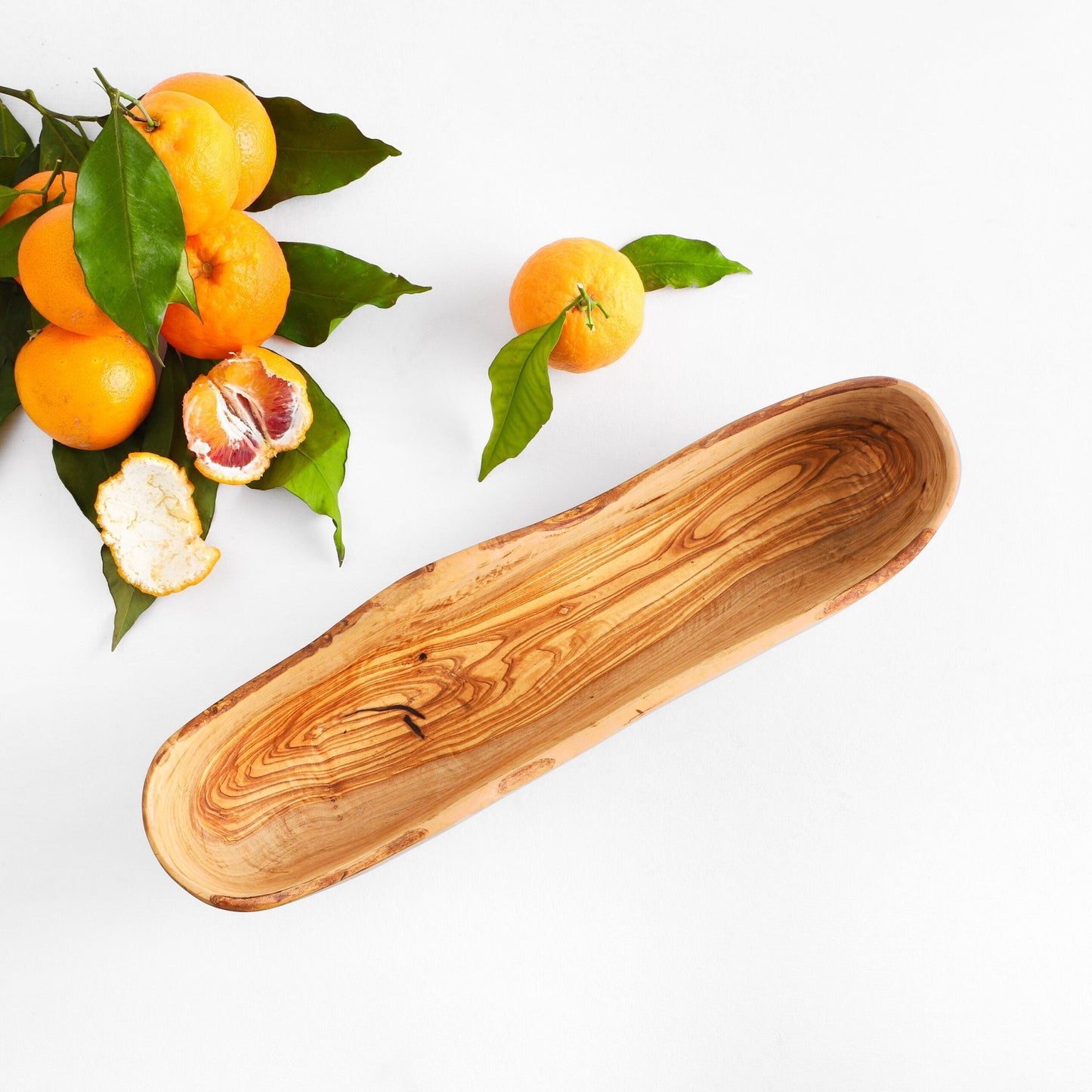 Olive Boat Serving Tray - Tunsouk | Premium Olive Oil 🫒 & Olivewood