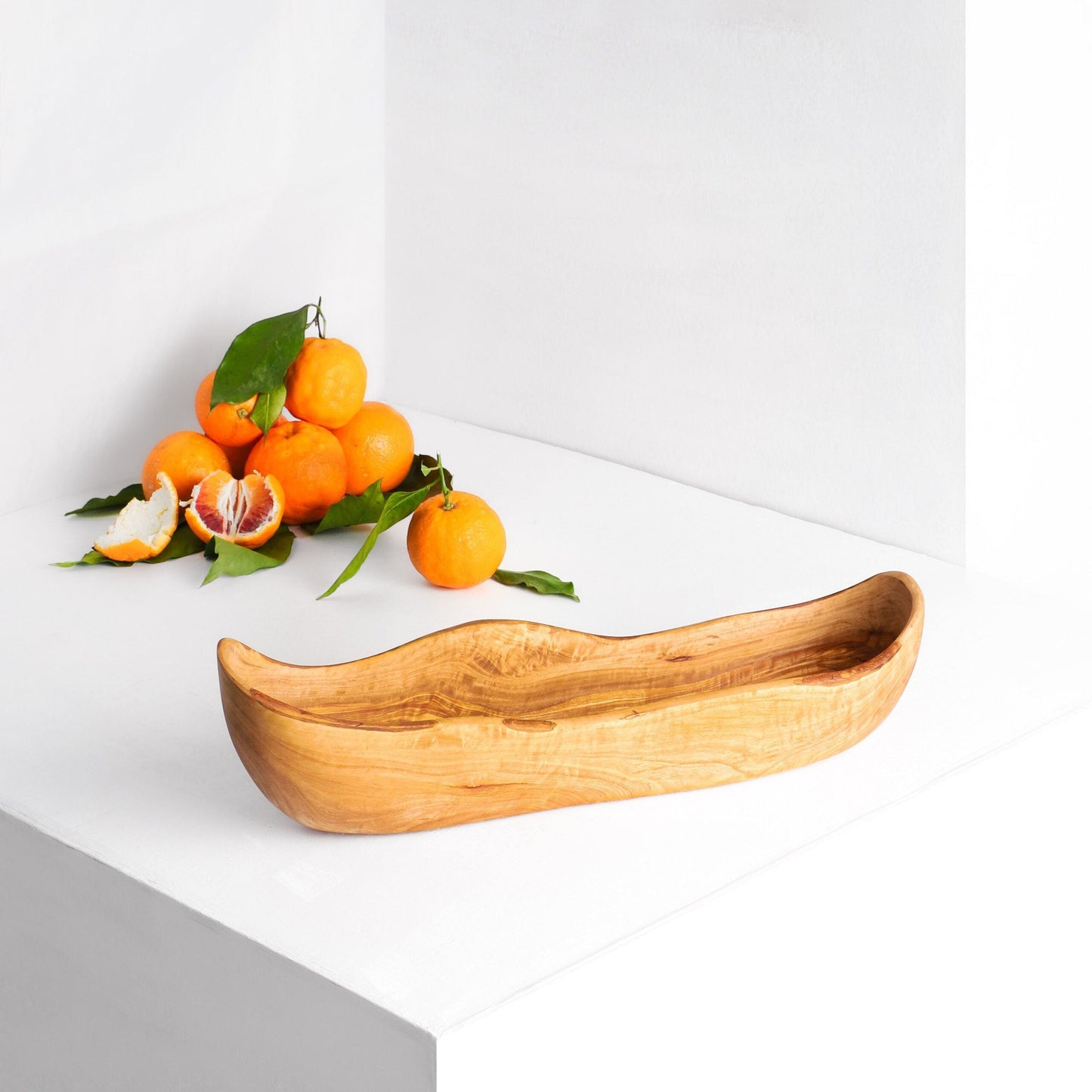 Olive Boat Serving Tray - Tunsouk | Premium Olive Oil 🫒 & Olivewood