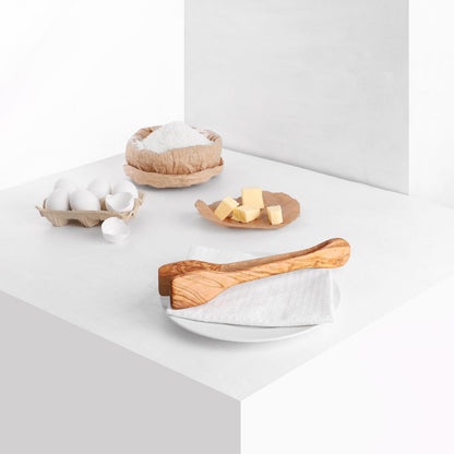 Olive Wood Cheese Tongs - Tunsouk | Premium Olive Oil 🫒 & Olivewood