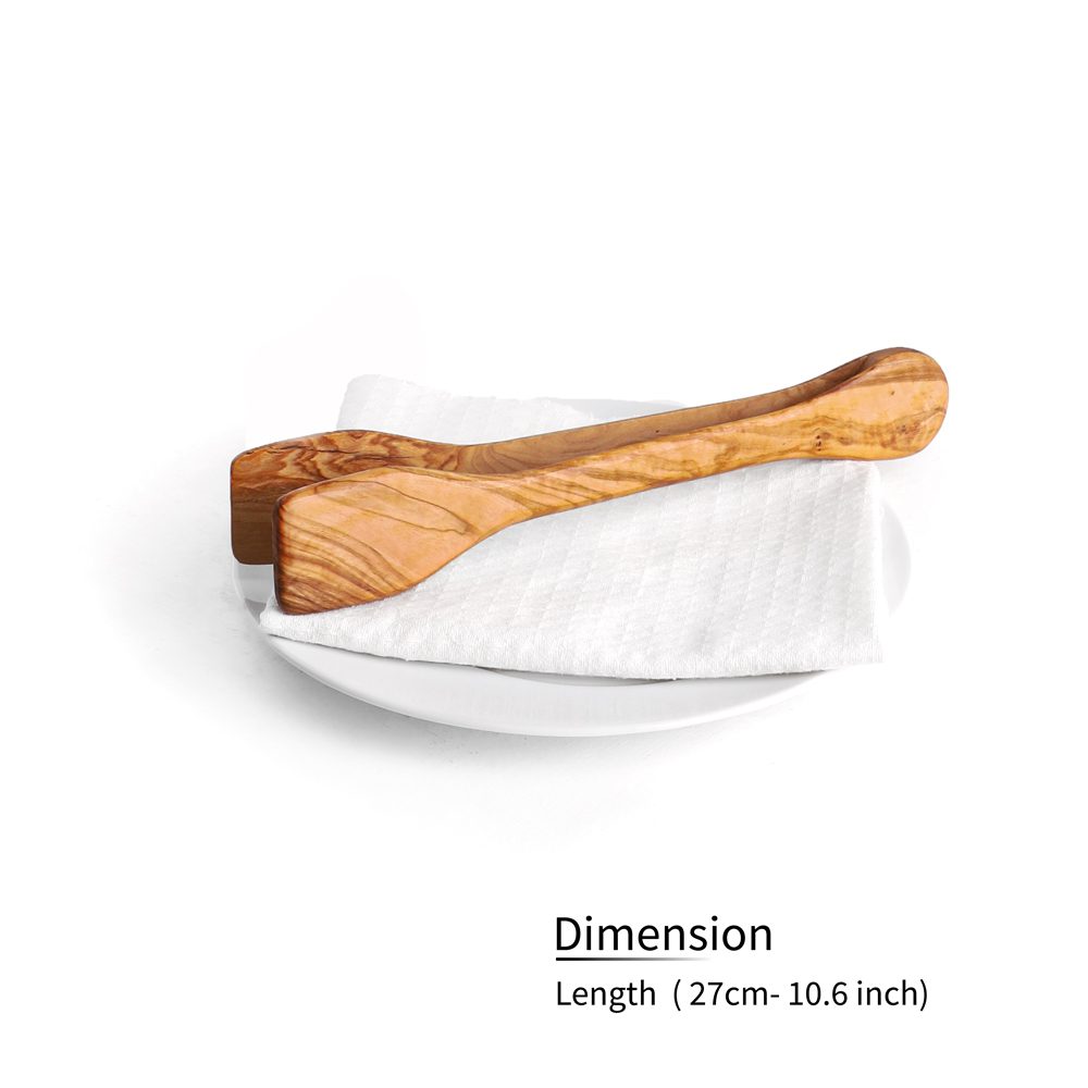 Olive Wood Cheese Tongs - Tunsouk | Premium Olive Oil 🫒 & Olivewood