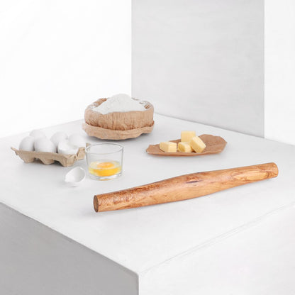 Olive Wood French Rolling Pin Handled - Tunsouk | Premium Olive Oil 🫒 & Olivewood