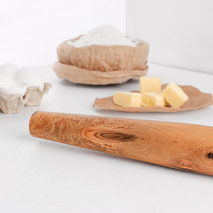 Olive Wood French Rolling Pin Handled - Tunsouk | Premium Olive Oil 🫒 & Olivewood