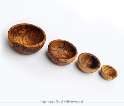 Olive Wood Nesting Bowls – Set of 4 | Limited Time Black Friday Discount - Tunsouk | Premium Olive Oil 🫒 & Olivewood