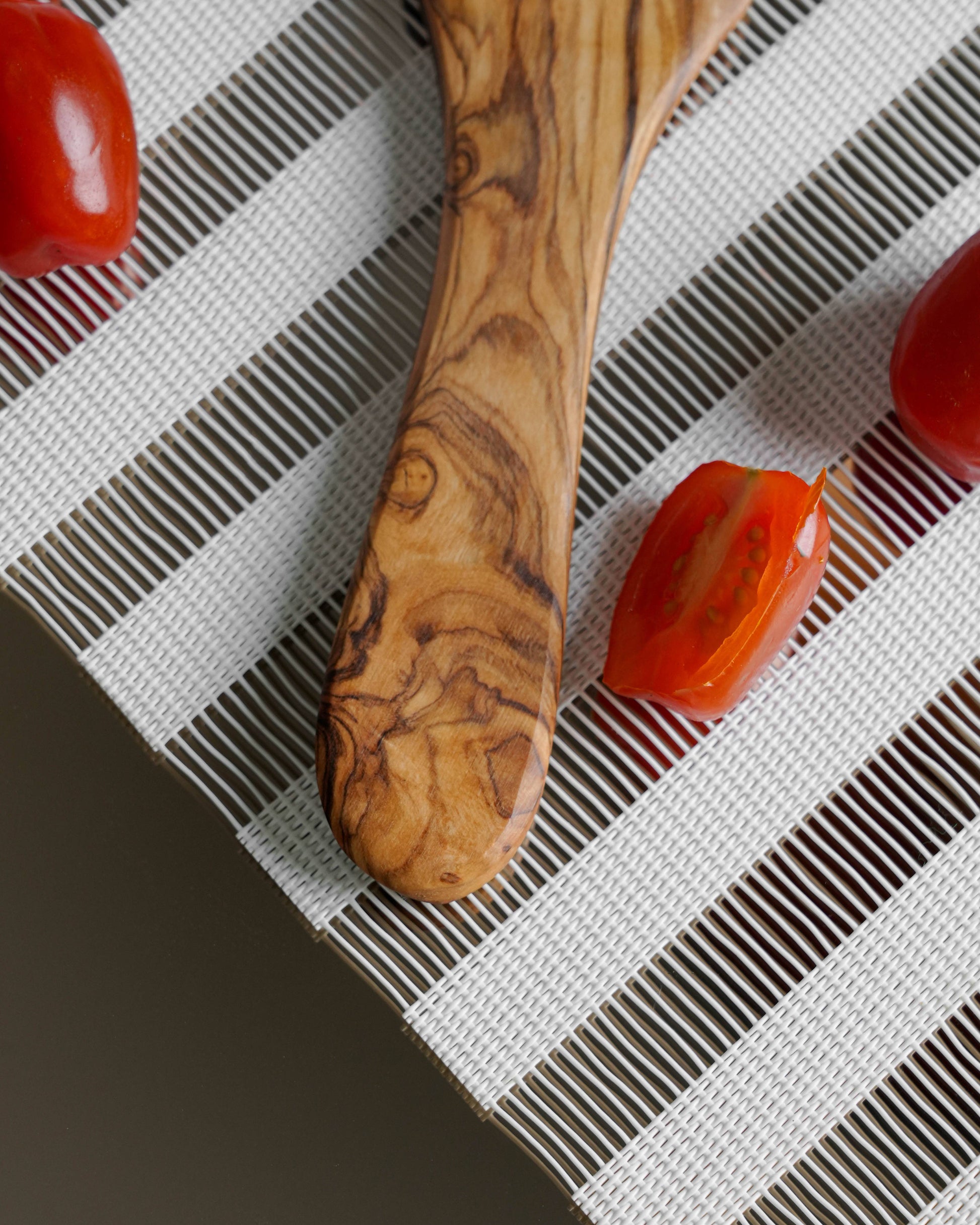 Olive Wood Spurtle, Handmade - Tunsouk | Premium Olive Oil 🫒 & Olivewood