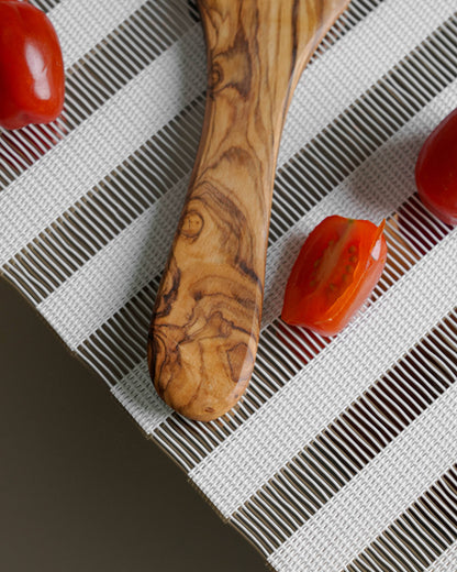 Olive Wood Spurtle, Handmade - Tunsouk | Premium Olive Oil 🫒 & Olivewood