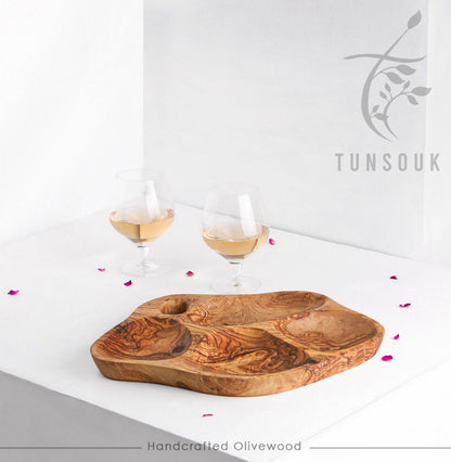 Oval Appetizer Tray - Tunsouk | Premium Olive Oil 🫒 & Olivewood