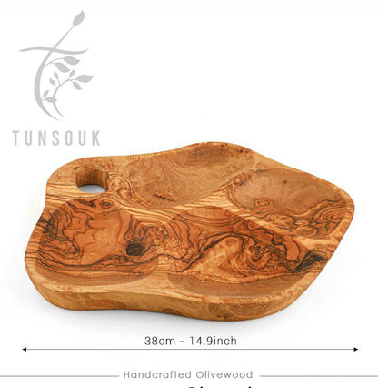 Oval Appetizer Tray - Tunsouk | Premium Olive Oil 🫒 & Olivewood
