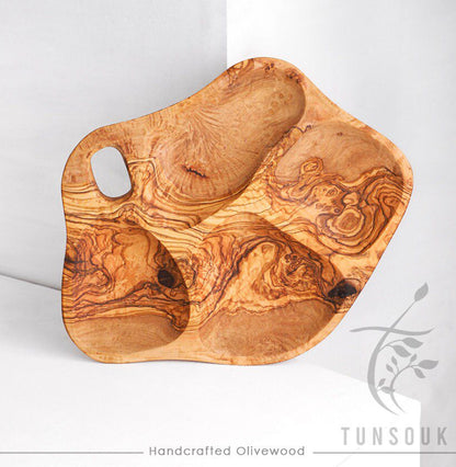 Oval Appetizer Tray - Tunsouk | Premium Olive Oil 🫒 & Olivewood