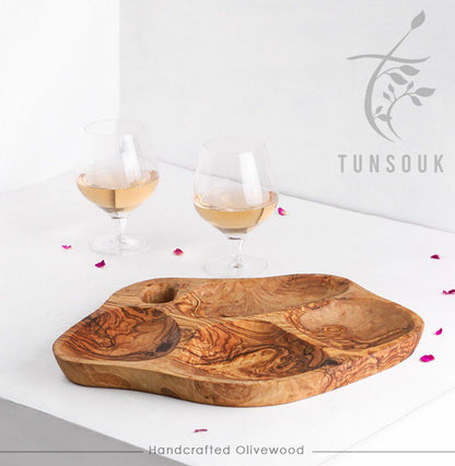 Oval Appetizer Tray - Tunsouk | Premium Olive Oil 🫒 & Olivewood