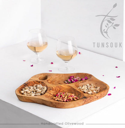 Oval Appetizer Tray - Tunsouk | Premium Olive Oil 🫒 & Olivewood