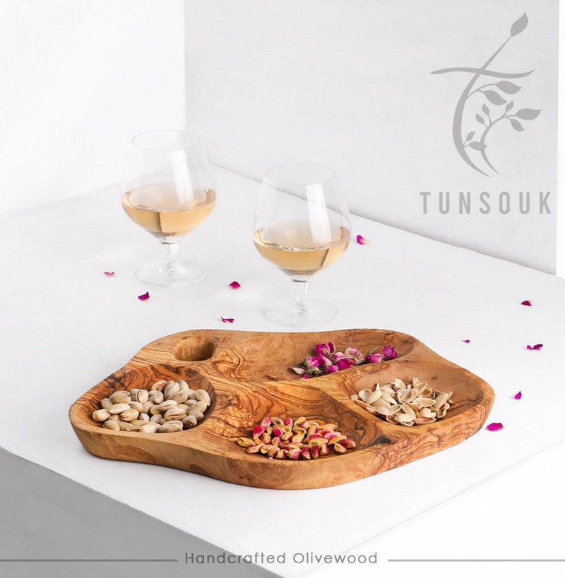Oval Appetizer Tray - Tunsouk | Premium Olive Oil 🫒 & Olivewood