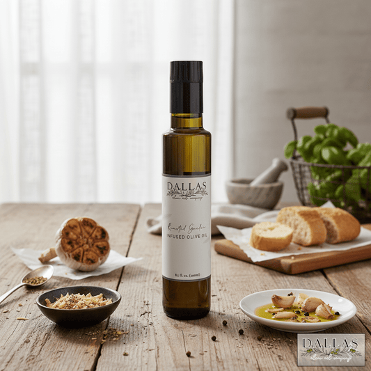 Roasted Garlic Infused Olive Oil - Tunsouk | Premium Olive Oil 🫒 & Olivewood