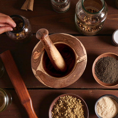 Rustic mortar - Tunsouk | Premium Olive Oil 🫒 & Olivewood
