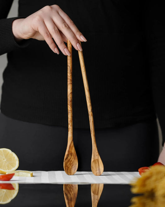 Set of Stirring & Tasting Spoons - Tunsouk | Premium Olive Oil 🫒 & Olivewood