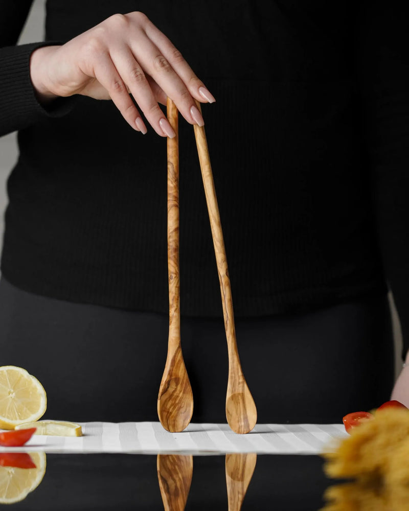 Set of Stirring & Tasting Spoons - Tunsouk | Premium Olive Oil 🫒 & Olivewood