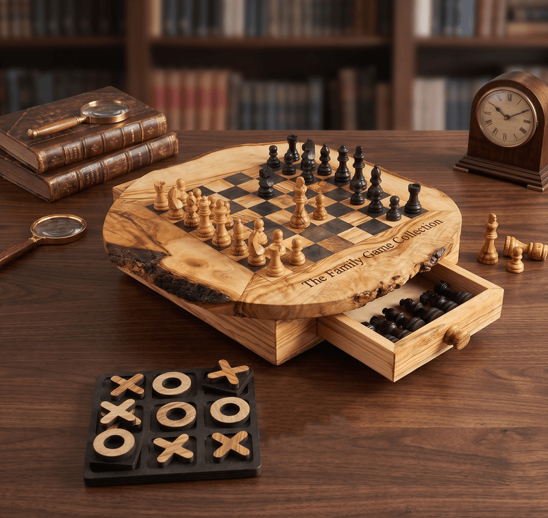 The Family Game Collection - Tunsouk | Premium Olive Oil 🫒 & Olivewood