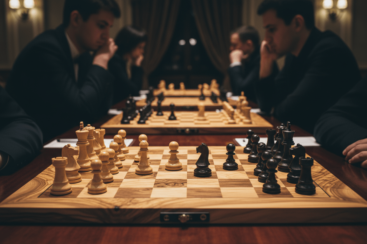 The Tunsouk Chess Tournament entry - Tunsouk | Premium Olive Oil 🫒 & Olivewood