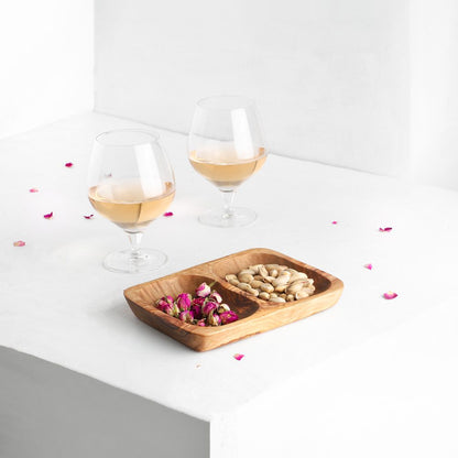 Two - section Tray - Tunsouk | Premium Olive Oil 🫒 & Olivewood