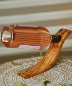 Olivewood Wine Bottle Holder