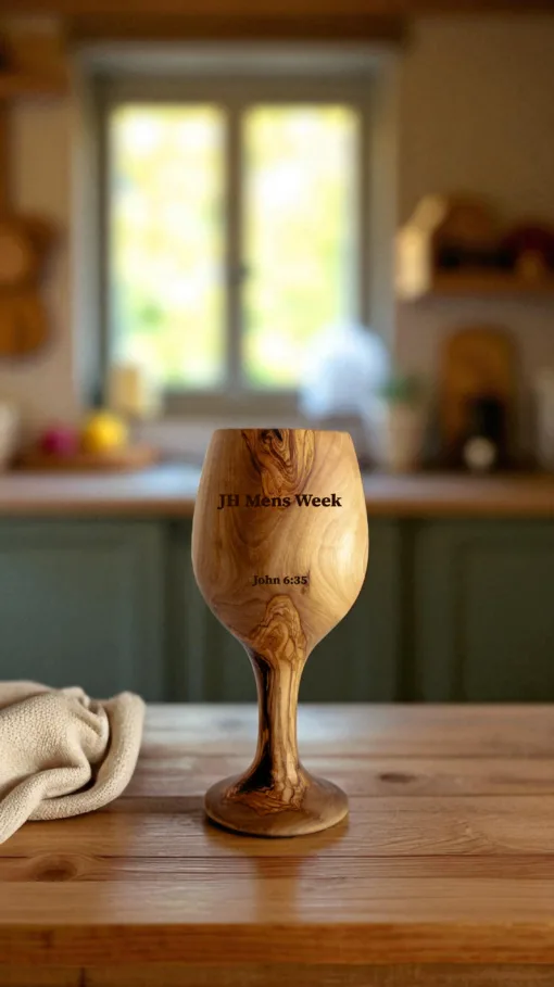 Wooden Goblet handmade from Olive Wood